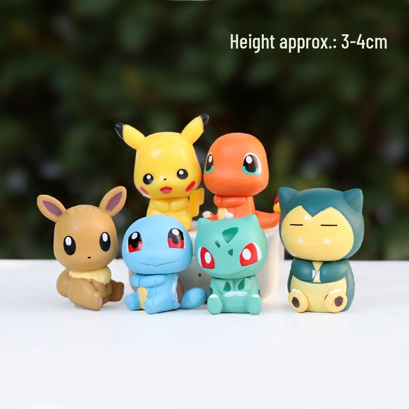 

Очаровательные фигурки покемонов: Чармандер, Сквиртл, Псидак - Креативные подарки для приборной панели автомобиля или рабочего стола