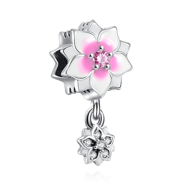 New Copper Beautiful Flower Series, Suitable For European Original Bracelet Diy Accessories, Exquisite Jewelry