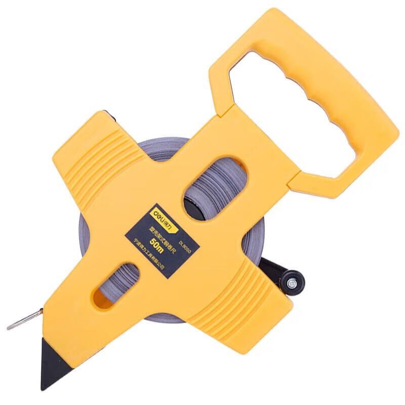 Deli 50m Plastic Casing Frame Tape Measure