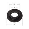 AN-3 Padded Rubber for Trailer Air Coupling, Inner Diameter Bottom 16mm - Upper Inner