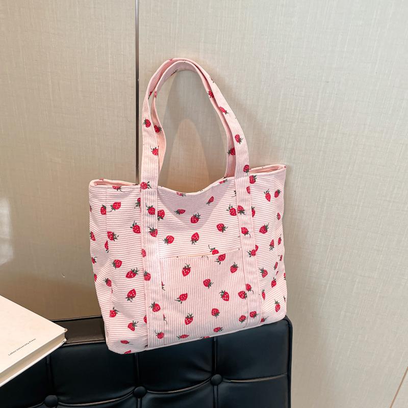 New simple and fashionable portable tote bag large capacity simple and fashionable casual personalized shoulder bag women