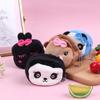 Coin Purse Cartoon Zipper Plush Three-Dimensional Coin Purse Wallet Key Holder