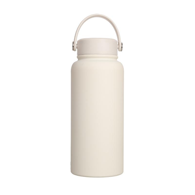 304 Edelstahl Thermosbecher Große Kapazität Tragbar Tragbar Weltraumtopf Outdoor Sportkessel