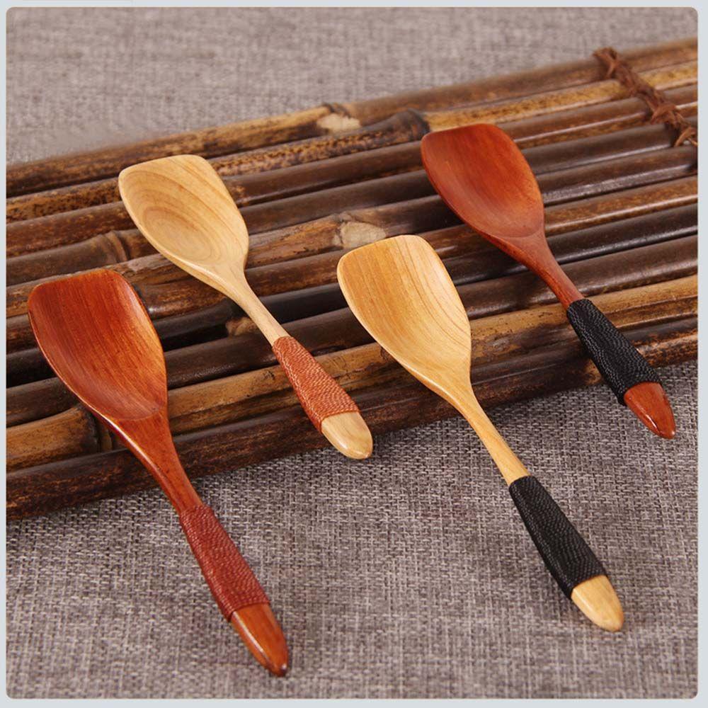 Catering Bamboo Cooking Utensil Kitchen Tool Soup Rice Spoon Spoon Tableware Teaspoon