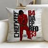 popular rapper Chief Keef Cushion Cover Soft & Easy-Wash Pillow Case – Versatile for Couch, Bed, Travel and Office