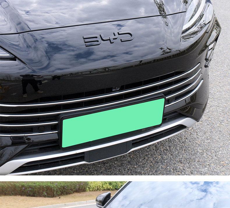 For BYD Seal U Sealion 6 Song Plus DMI/EV 2023 2024 2025 Black Knight Logo Blackened Rear Door Letter Modification Supplies