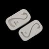 2PCS/SET DIY Swan Neck Feather Silicone Molds Baking Letters Cake Decoration Tools Fondant Pudding Mould Chocolate Mold