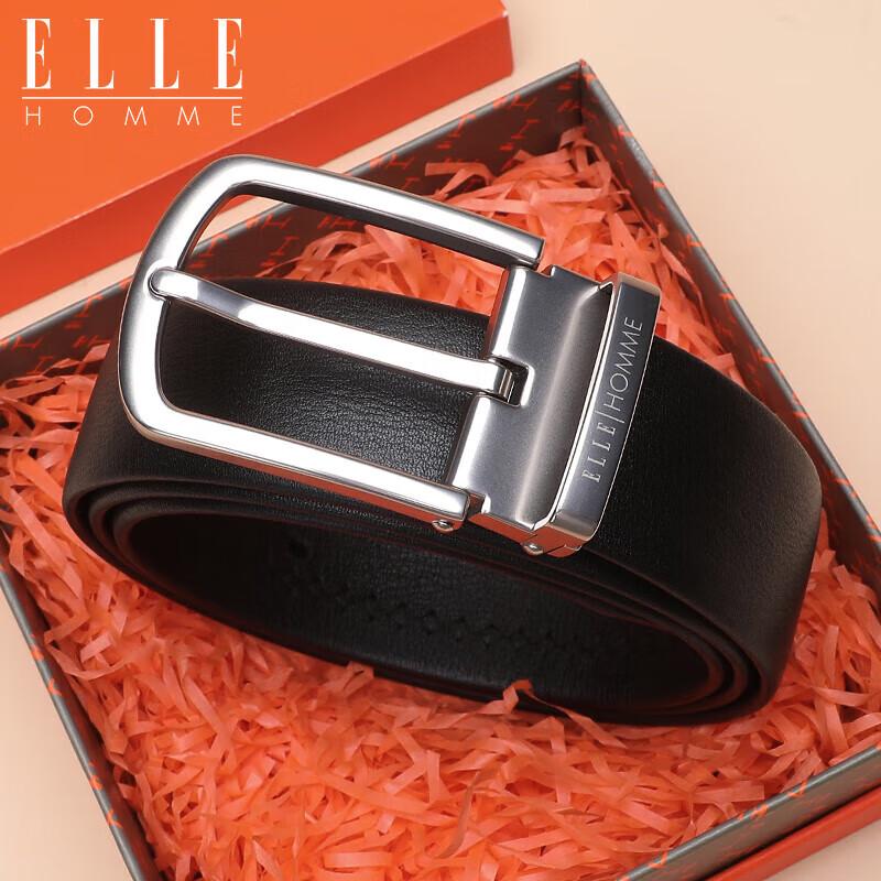 

Мужской ремень ELLE HOMME из натуральной кожи с пряжкой-пином 115cm (Adjustable)