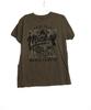 Vintage Disney Mickey Mouse L T-Shirt Olive Green Established 1928 Graphic Print