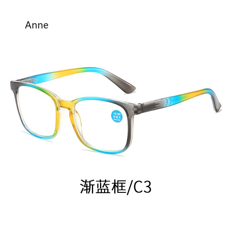 High-definition Reading Glasses Fashionable Large Frame Presbyopia Glasses for Women Anti Blue Light Far Sight Glasses