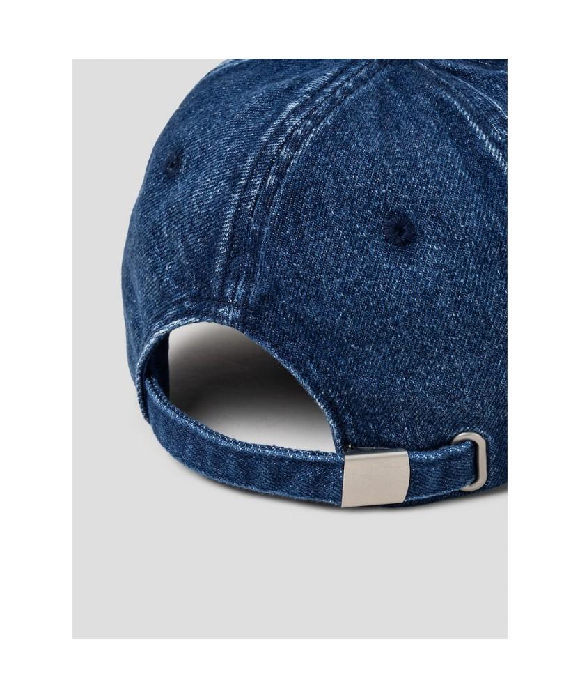 8SECONDS Denim Wappen Ball Cap Blue