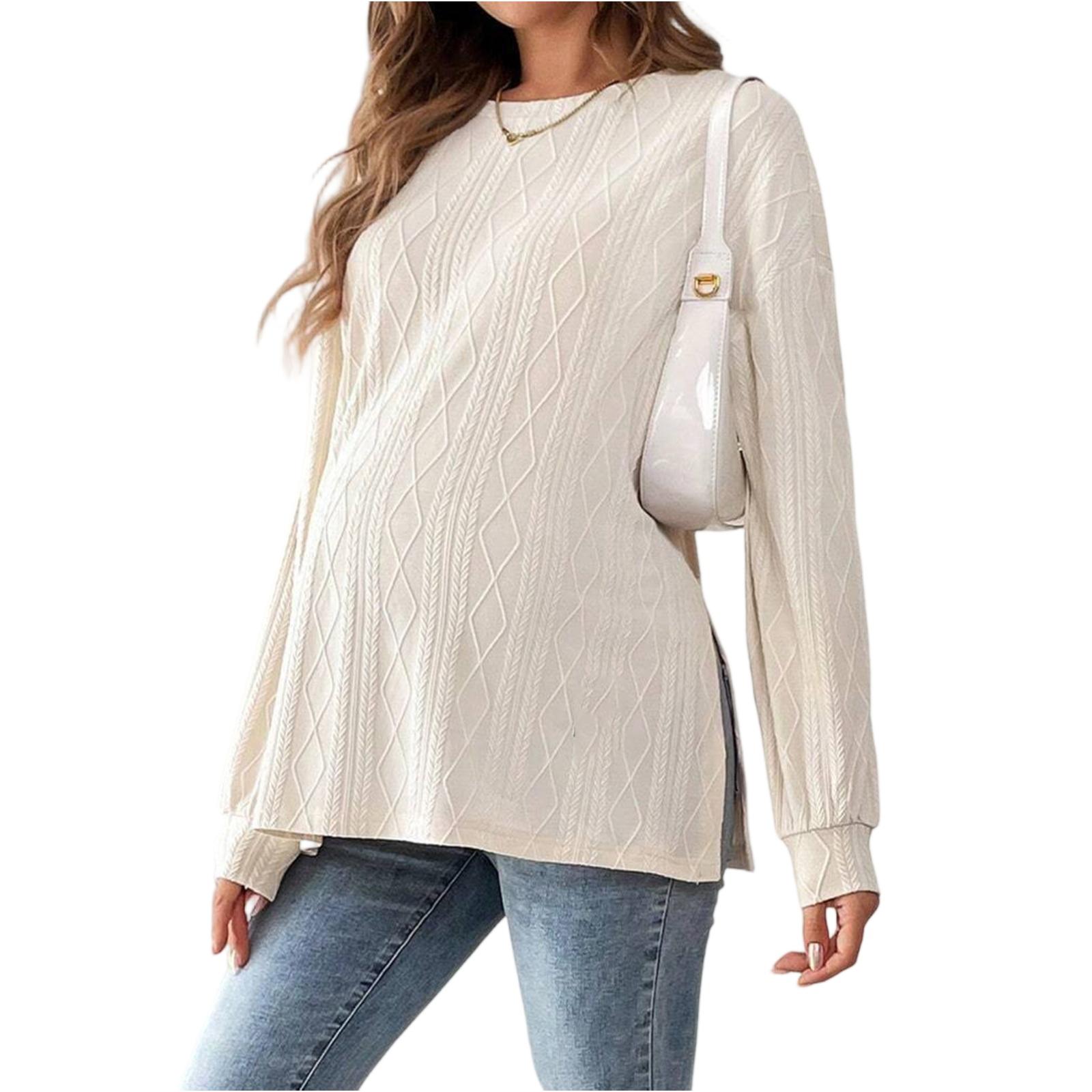

Women s Fashionable And Versatile Color Button,down Long,sleeved Shirt L бежевий