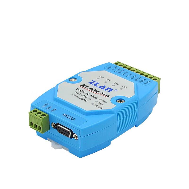 ZLAN RS485 Hub, Repeater & Isolator with RS232 Conversion