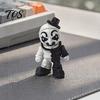 Unique Horror Film Fan Gifts 3D Printed Black And White Clown Ornament, Creative Statue, Creepy Miniature Display Decor Mini Figurine for Home Office
