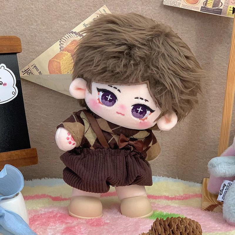 20cm Kawaii Anime Game Clothed Cotton Doll Cosplay Soft DIY Plush Doll Can Change Clothes Cute Birthday Gift for Kids
