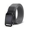 2025 Men's Ultra-Thin Holeless Automatic Buckle Canvas Nylon Leather Belt