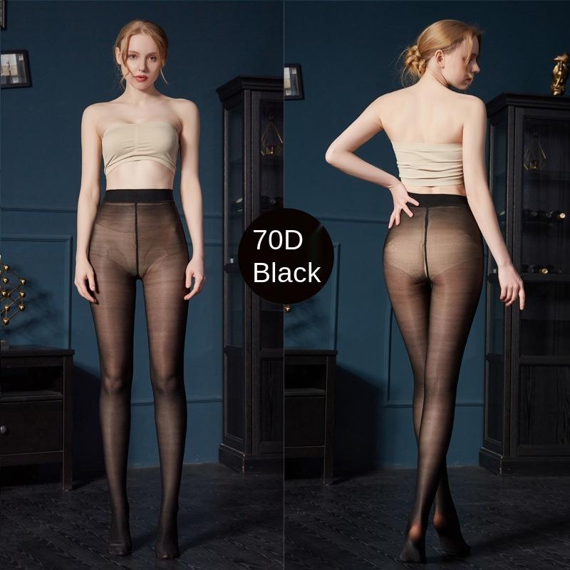High Quality Footed Dance Shimmery Tights For Female Stage Bright Ballet Dance Tights Bodysuits For Women Toast Color Pantyhose