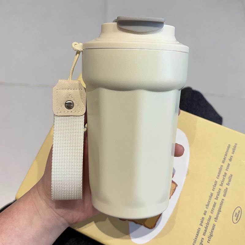 Rising Coffee Smart Temp Display Insulated Travel Cup - Women's High-Value, Large Capacity, Student & Car Friendly