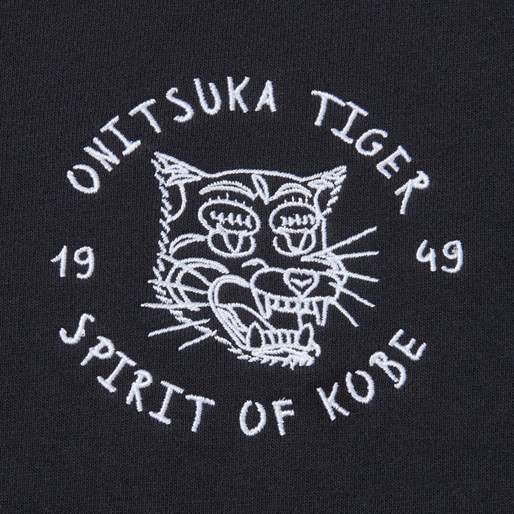 Onitsuka Tiger Sweat Top Fashion Simple Round Neck Sweatshirt Unisex tops 2183B541-400
