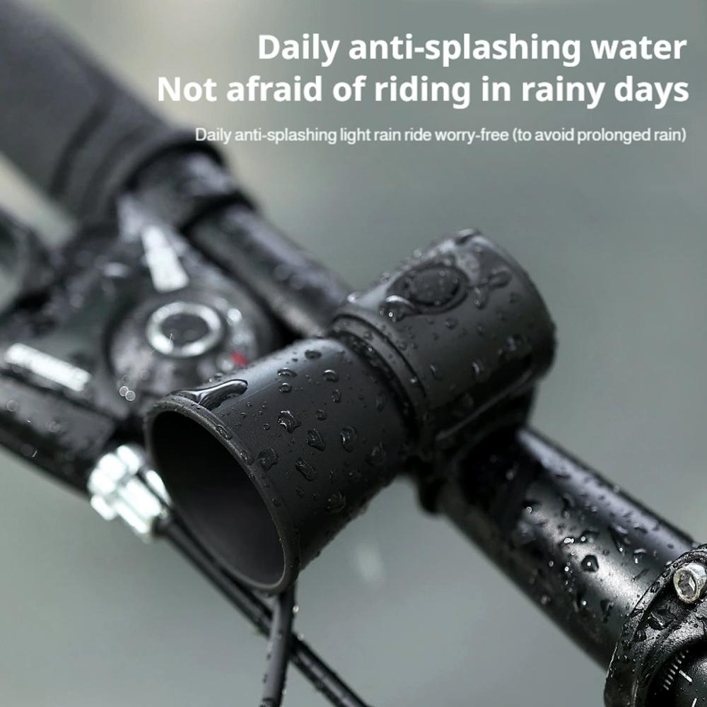 Electric Bike Horn 120dB Adults Kids Bike Horn Alarm Waterproof Electronic Bicycle Horns for Handlebars Ebike Scooter Horn