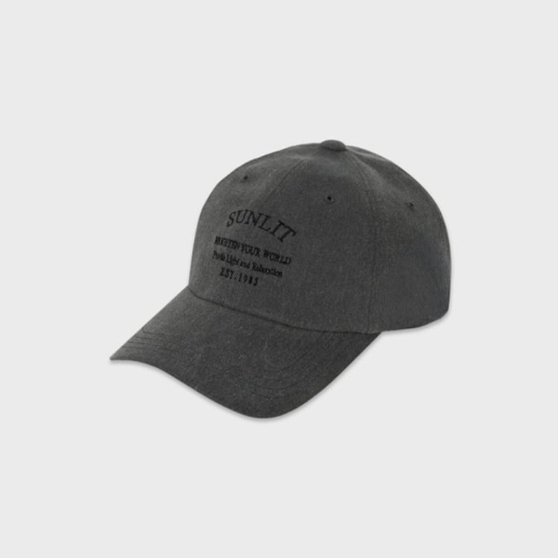 Sunlit HERITAGE LOGO PIGMENT BALL CAP (CHARCOAL)