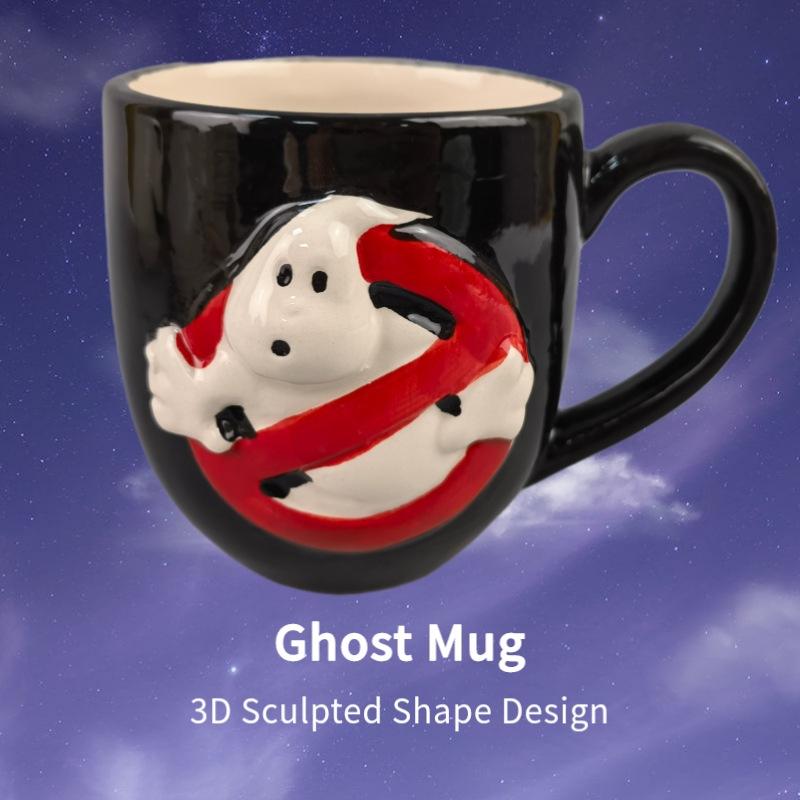 Baifenbai Home Furnishing Halloween Mug Little Le Genie Demon Coffee Cup Super Mary Ghost Cup Ceramic Genie