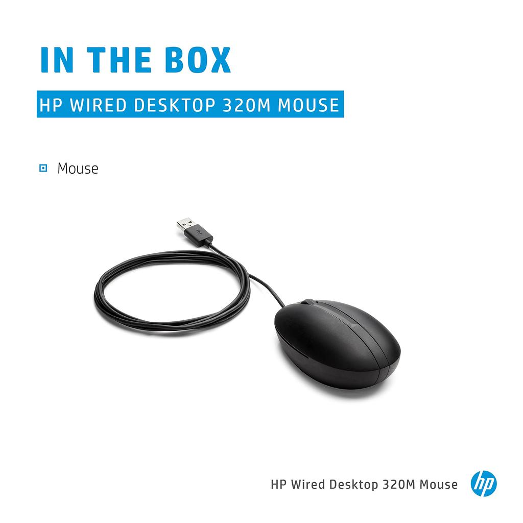 HP Wired Desktop 320M Mouse.