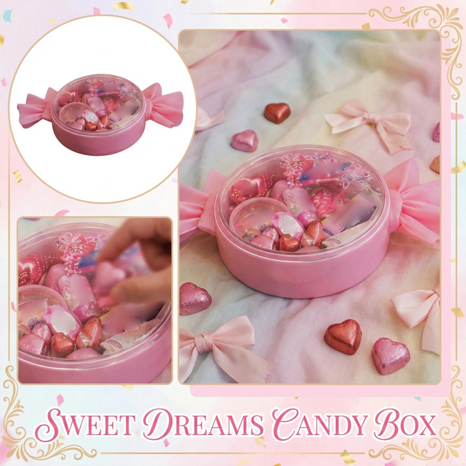 

Sweetheart Bowknot Heart-Shaped Candy Jar: A For Valentine s Day One Size