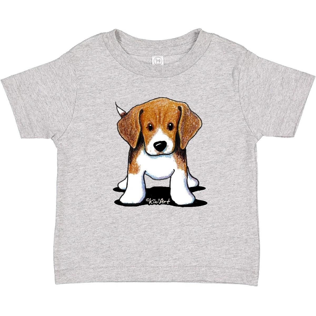 Inktastic Beagle Toddler T-Shirt - KiniArt Beagles Dog Cartoon Cute Canine Pet 160