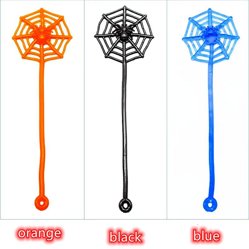 15 Stück Lustige Kindergeburtstagsparty Gastgeschenk Mini Klebriges Spinnennetz Spielzeug Geschenktüte Give Away Pinata Füllung Halloween Karneval Partyzubehör