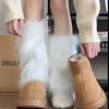 1/2pairs New Winter Plush Fluffy Arm Warmer Warm Stretchy Boots Cover Japanese Y2k Fur Leg Warmers Lolita Long Socks for Women