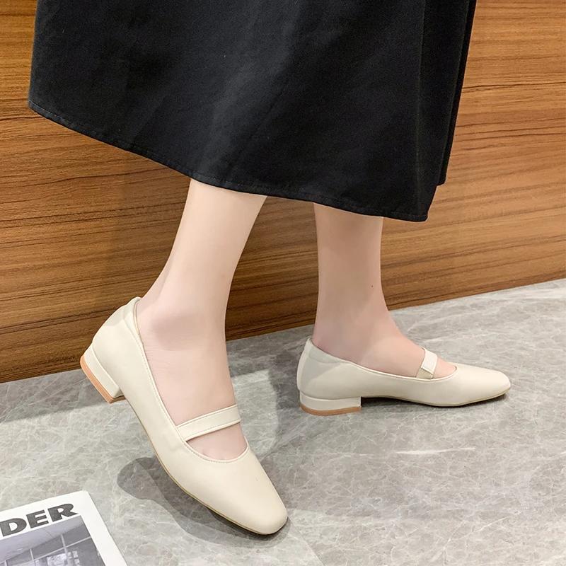 

Модные новые туфли для женщин, женские туфли на плоской подошве, модные повседневные туфли на плоской подошве с круглым носком, горячая распродажа, женские туфли на плоской подошве с мягкой подошвой 35 бежевый