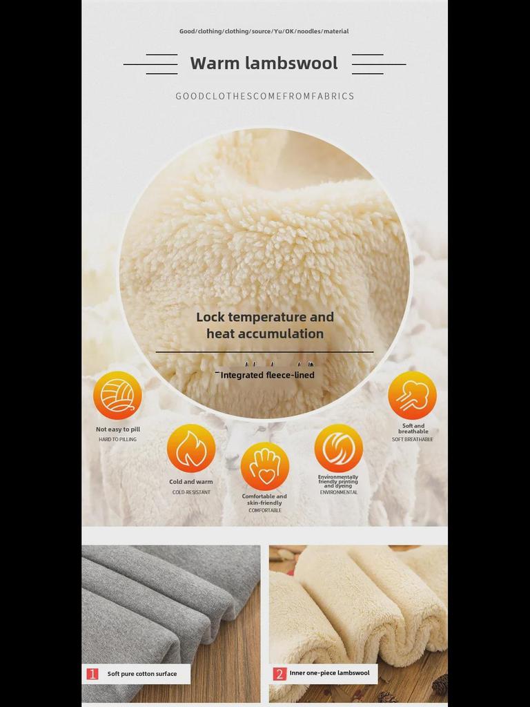 Girls' Winter Fleece-Lined Warm Cotton Leggings - Thick Lamb Fleece One-Piece for Babies and Kids