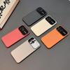 Heat Dissiation Case For iPhone 16 15 14 Pro Max Eco-Friendly Vegan Leather Cover With Camera Lens Protector New