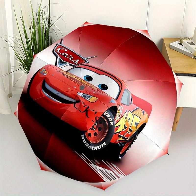 

Lightning McQueen,Pixar Cars Automatic Umbrella - Tri-fold Portable Umbrella, Best Holiday Gift for Men and Women, Durable Iron Frame, Playf