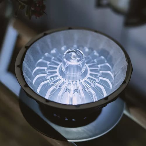 BERGBUCH V60 Rinse Assist Tool "1006" - Coffee Filter Paper Compatible with Most Conical Drippers and Filters, Including V60, CT62, Origami, and Kadou