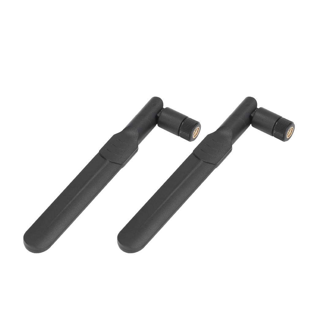 2 Stück Omnidirektionale Antenne 2,4 GHz 5,8 GHz 2 Frequenzen WiFi-Router SMA Stecker Faltbarer Klebestift