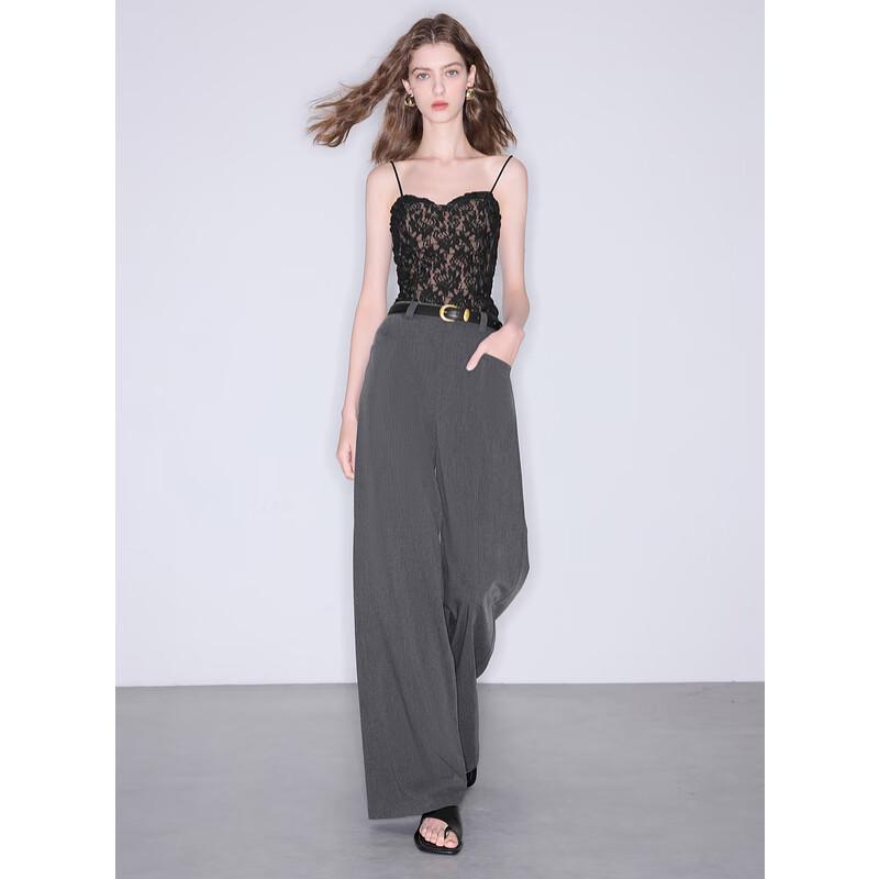 

SanCai Women s Summer Slim Straight-Leg Pants XL