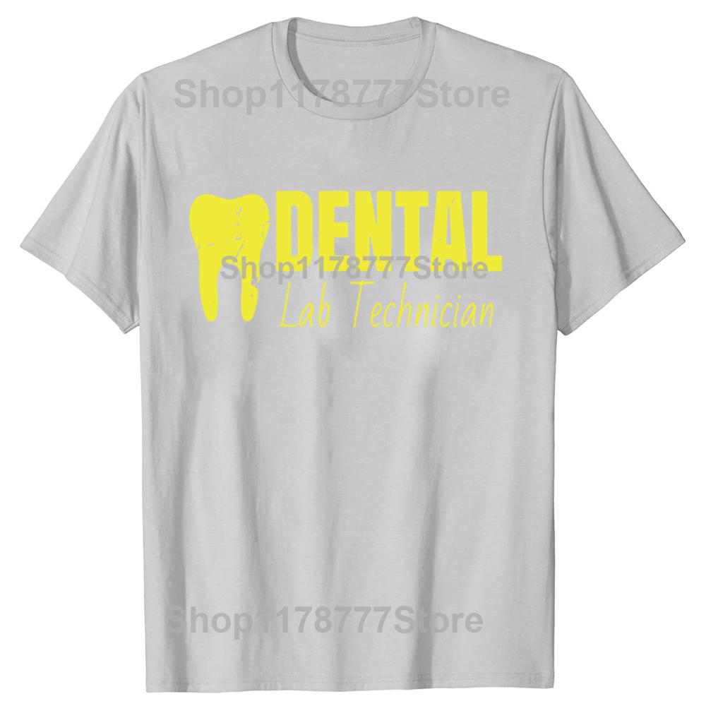 Funny Dental Lab Technician Dentist Floss T Shirts Birthday Gifts Mens Clothing Fashion Casual Loose Oversized T Shirt