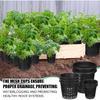 18 Pcs Orchid Pots Variety Size 2.3/3.3/3.9/4.3/4.9/6.1 Inch Black Net Pots Plastic Aquaponics Hydroponic Baskets Slotted Mesh Orchid Planter