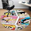1pc Powerpuff Girls Office Round Area Rug, Under Office Chairs Bedroom Living Room Home Decor, Room Decoa1022136