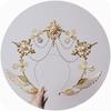 Halo Headwear Gothic Style Lolita Angel Wings Goddess Sun Virgin Mary Spiked Pearl Pendant Golden KC Halo Crown Hair Accessories