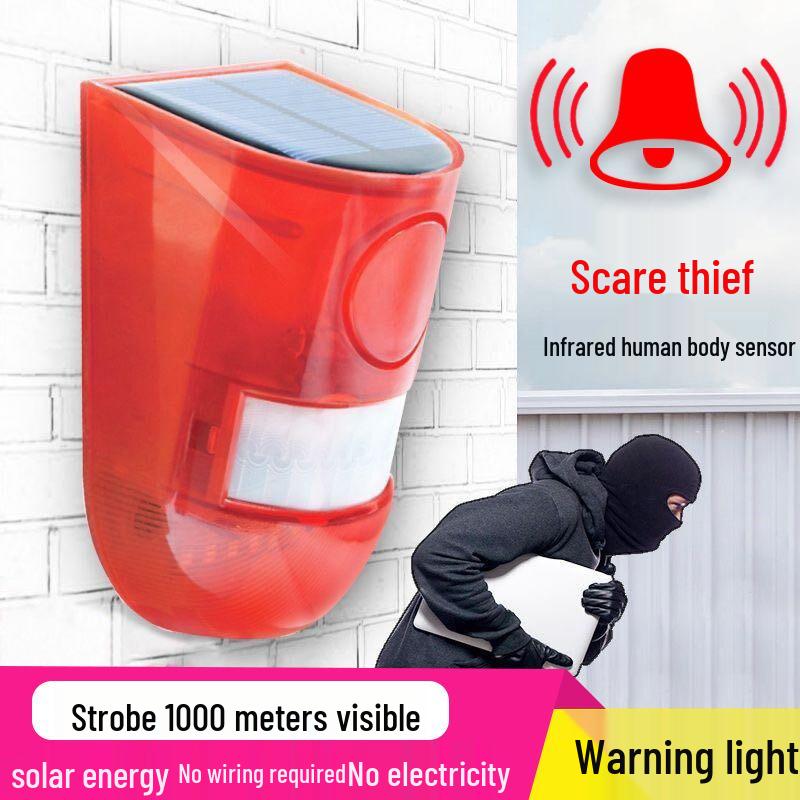 Automatic Solar-Powered Infrared Rat and Animal Repellent Alarm