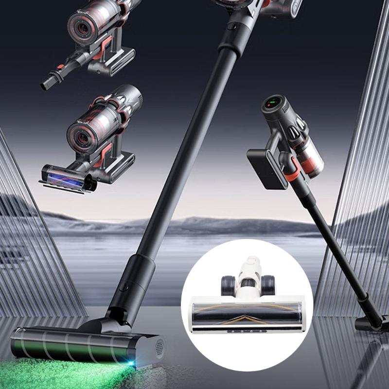 Vacuum Cleaner Brush Head Replacement for Wireless Models R 10 T20 T30 Dust Collector Spare Attachment with LED Light