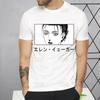 Shingeki No Kyojin T Shirt Men Short Sleeve Attack On Titan Tshirt Homme Manga Unisex Mikasa Eren Yeager Liberty T-shirt Tees