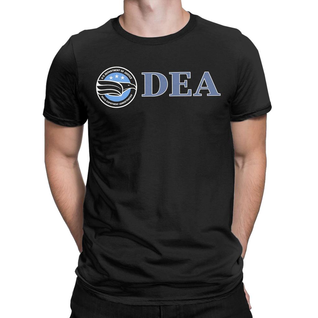 Men DEA US Federal Interdiction Agency  T Shirt  100 Cotton Clothes Leisure Short Sleeve Crew Neck Tee Shirt Gift Idea TShirts