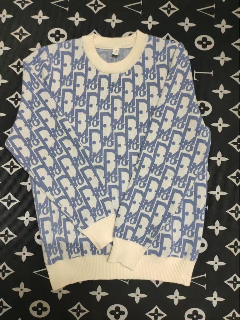 Unisex Lässiges Strickoberteil mit durchgehendem Buchstabenlogo - Herbst/Winter Trend