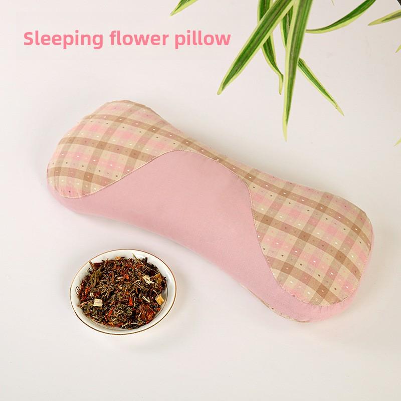 2025 new buckwheat flower and grass cervical spine pillow cervical spine protection buckwheat pillow single sleep bone pillow