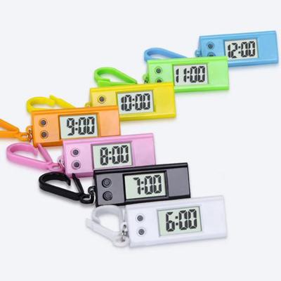 Praktische elektronische Schreibtischuhr, stoßfeste LCD-Digitalanzeige, Geschenk, Mini-Desktop