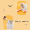 12pcs for Cat Toy Balls 1.8" Soft Kitten Pompon Ball Toys Interactive Playing